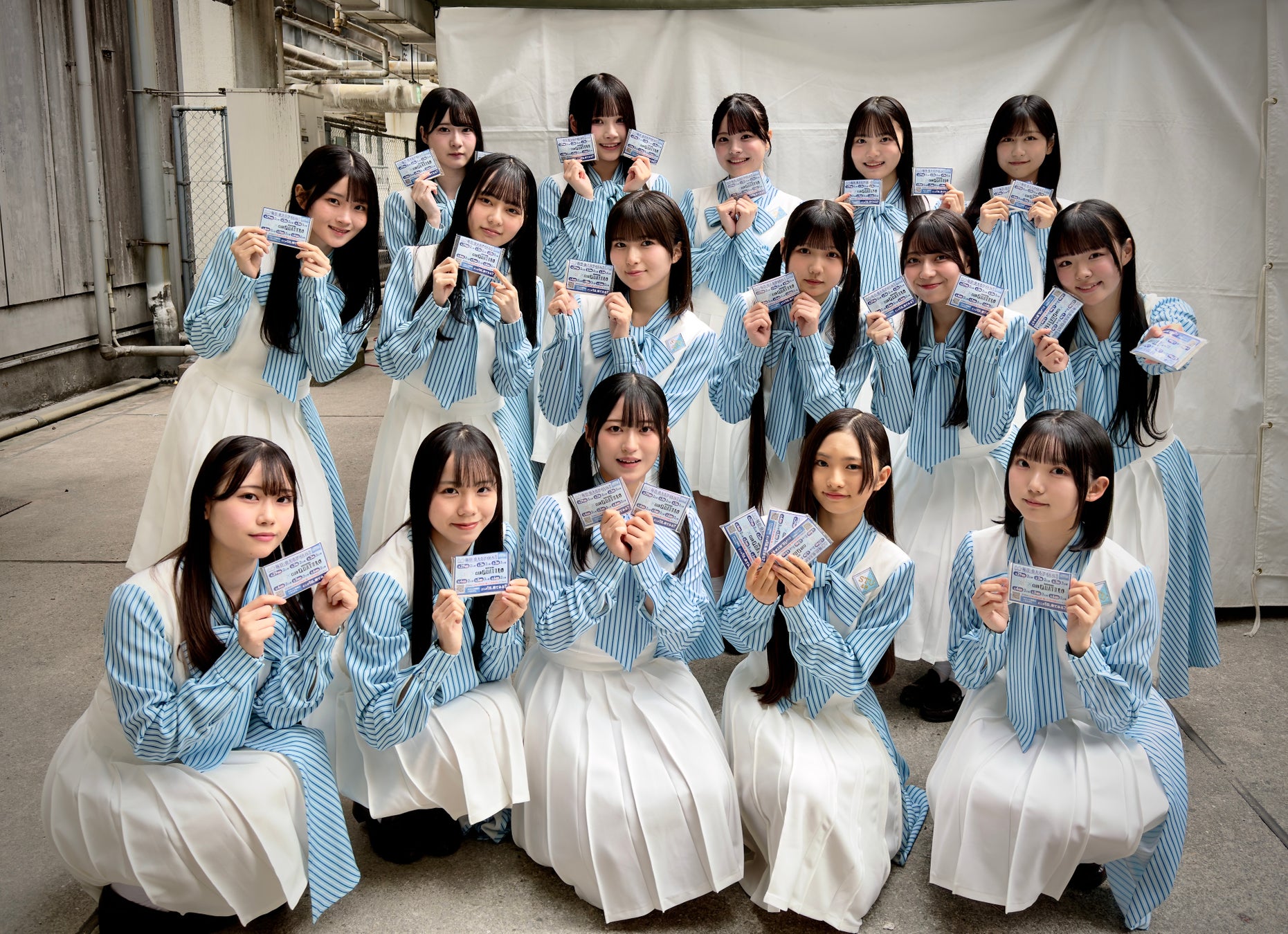 STU48 が“原点回帰”のティッシュ配りGWは“ほぼ毎日会えるアイドル” STU48広島劇場をアピール