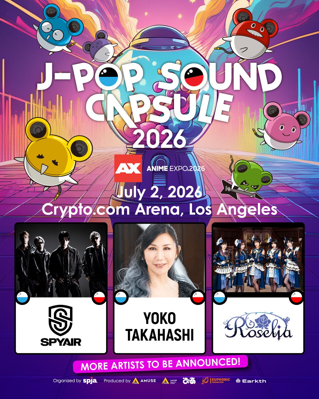 北米最大級のアニメ＆Japaneseカルチャーイベント「AnimeExpo2026」にて、「J-POP SOUND CAPSULE」が昨年よりさらにパワーアップして今年も開催決定！