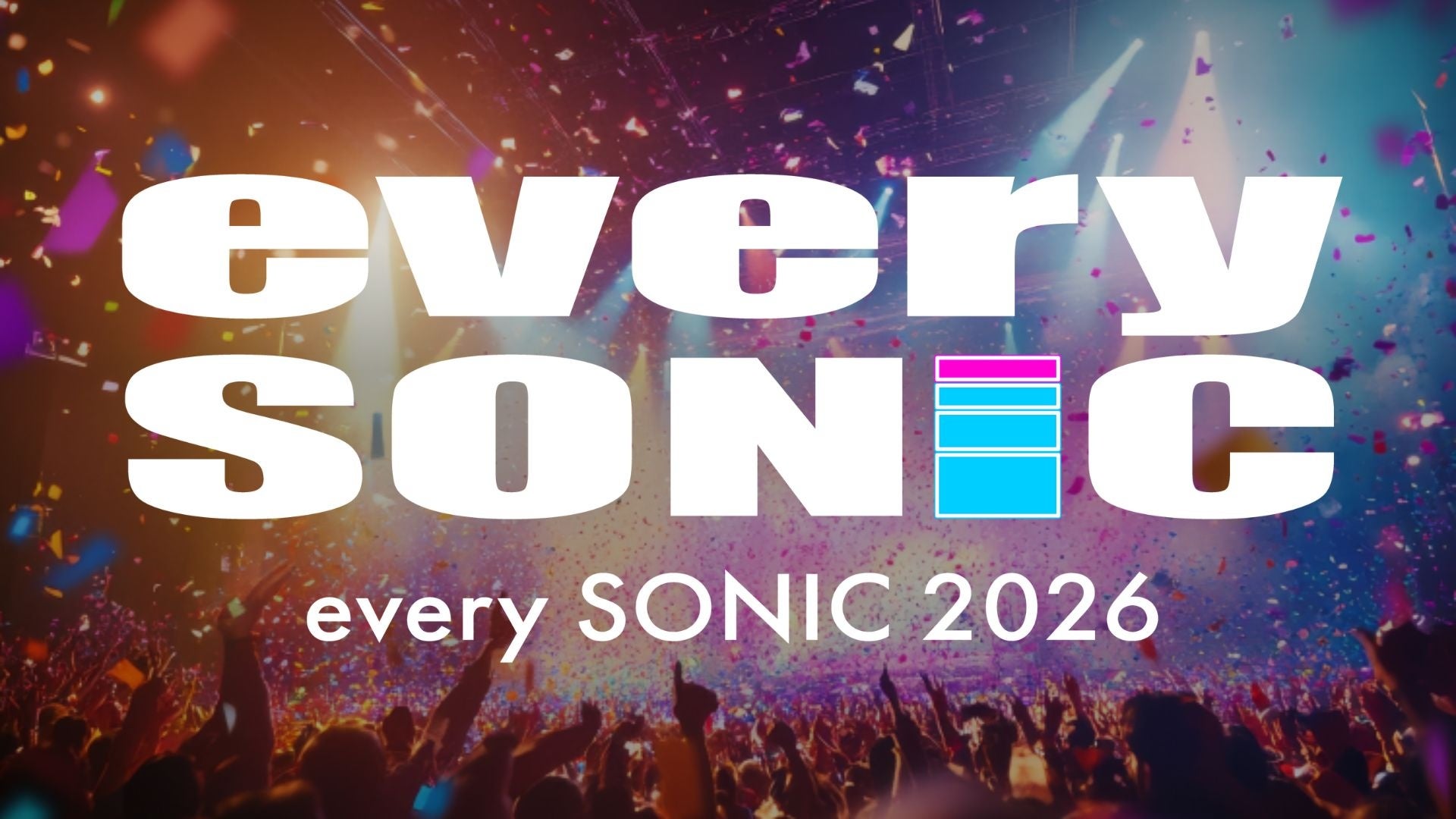 エブリライブ株式会社主催の音楽フェス「every SONIC 2026」が2026年10月30日（金）に開催決定！