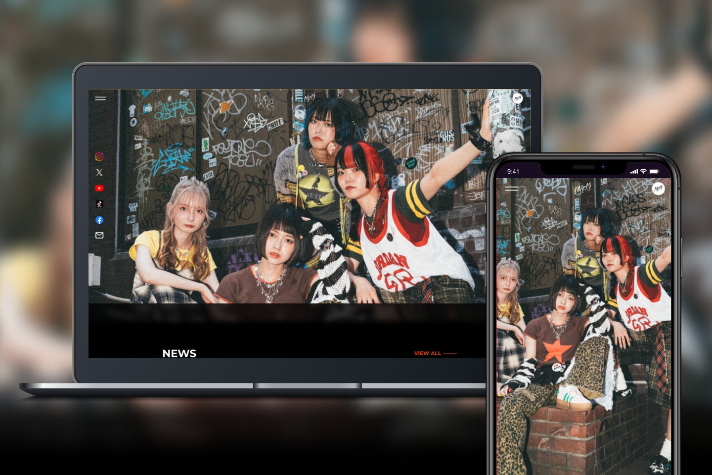 「Bitfan」にて、6月10日にメジャーデビュー決定のガールズバンド”NEK!”のオフィシャルサイトとファンクラブをグランドオープン！