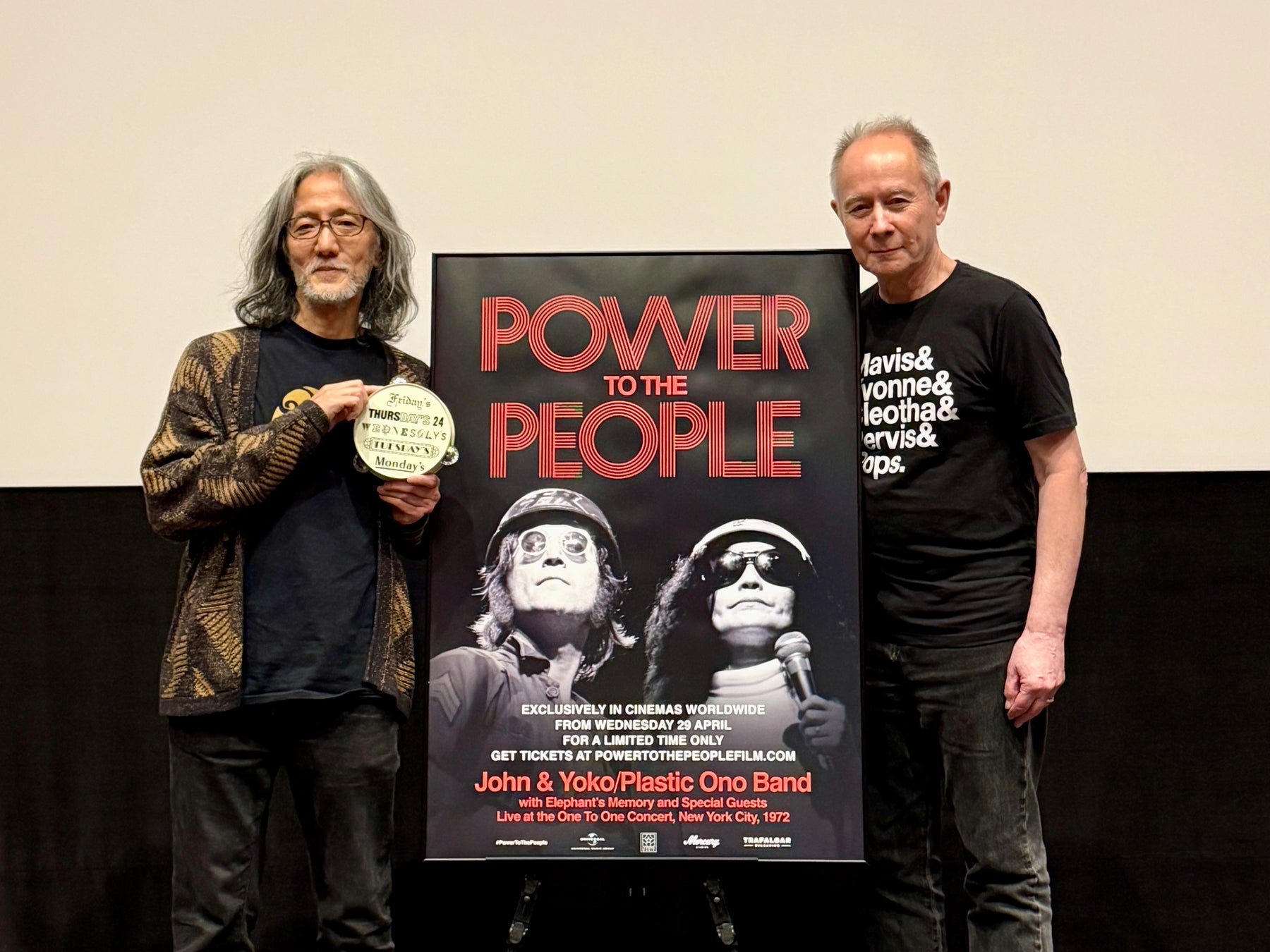 絶賛公開中『パワー・トゥ・ザ・ピープル：ジョン＆ヨーコ・ライヴ・イン・NYC』ジョン・レノンがビートルズ解散後に行った唯一のフル・コンサート”ワン・トゥ・ワン・コンサート”が最高の映像と音響で甦る！