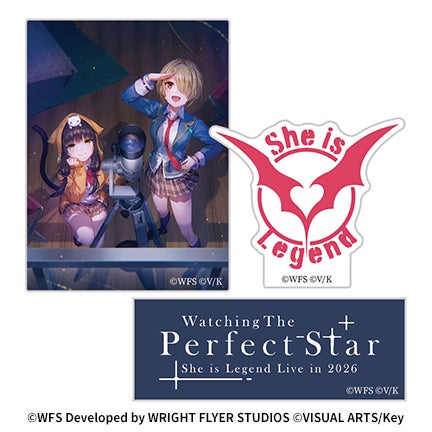 「She is Legend」のワンマンライブグッズを企画・製作 | “Watching The Perfect Star”の世界観を表現【株式会社トランス】