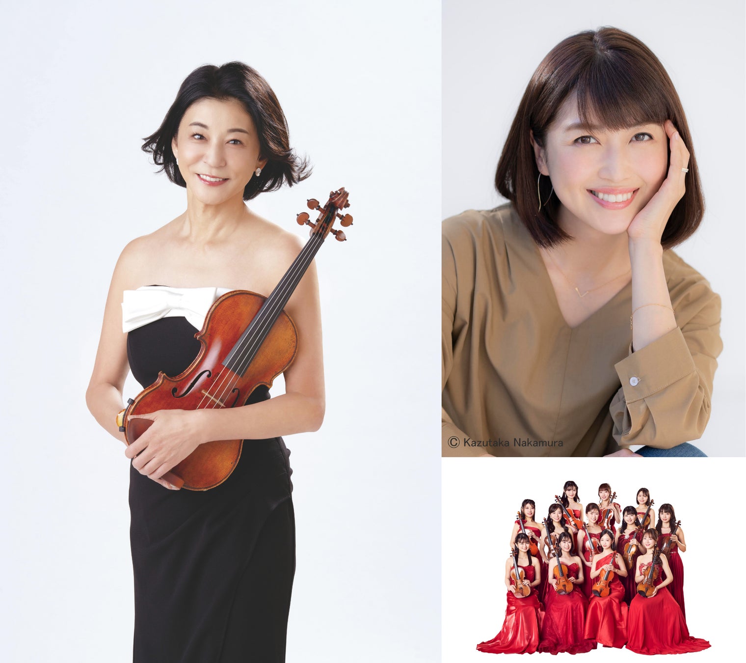 FJ ネクスト Presents 〜結成 20 周年記念〜 ⾼嶋ちさ⼦ 12 ⼈のヴァイオリニスト コンサートツアー2026〜2027　7⽉ 1⽇東京・NHK ホール公演に新妻聖⼦のゲスト出演が決定︕