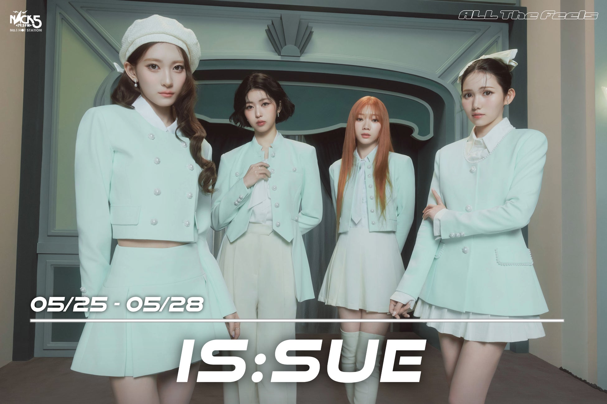 IS:SUE、FM NACK5『ALL The Feels』で語る4日間！ 自身が作成したプレイリストと1ST ALBUM『QUARTET』を紹介！