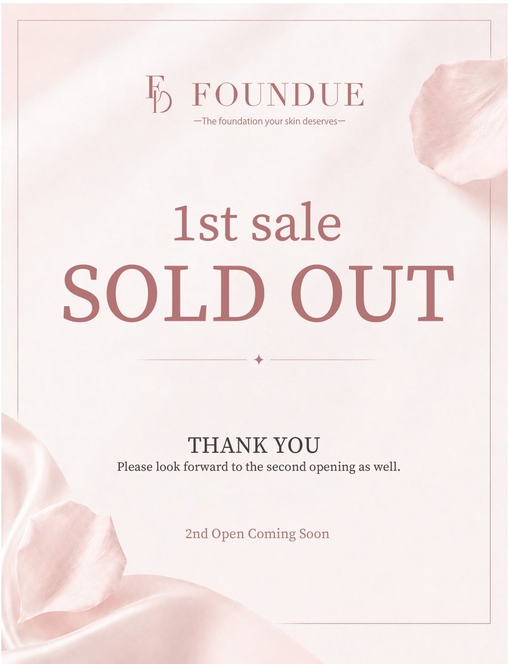 【FOUNDUE × ソ・イングク】ローンチショーケース1次販売分がSOLD OUT