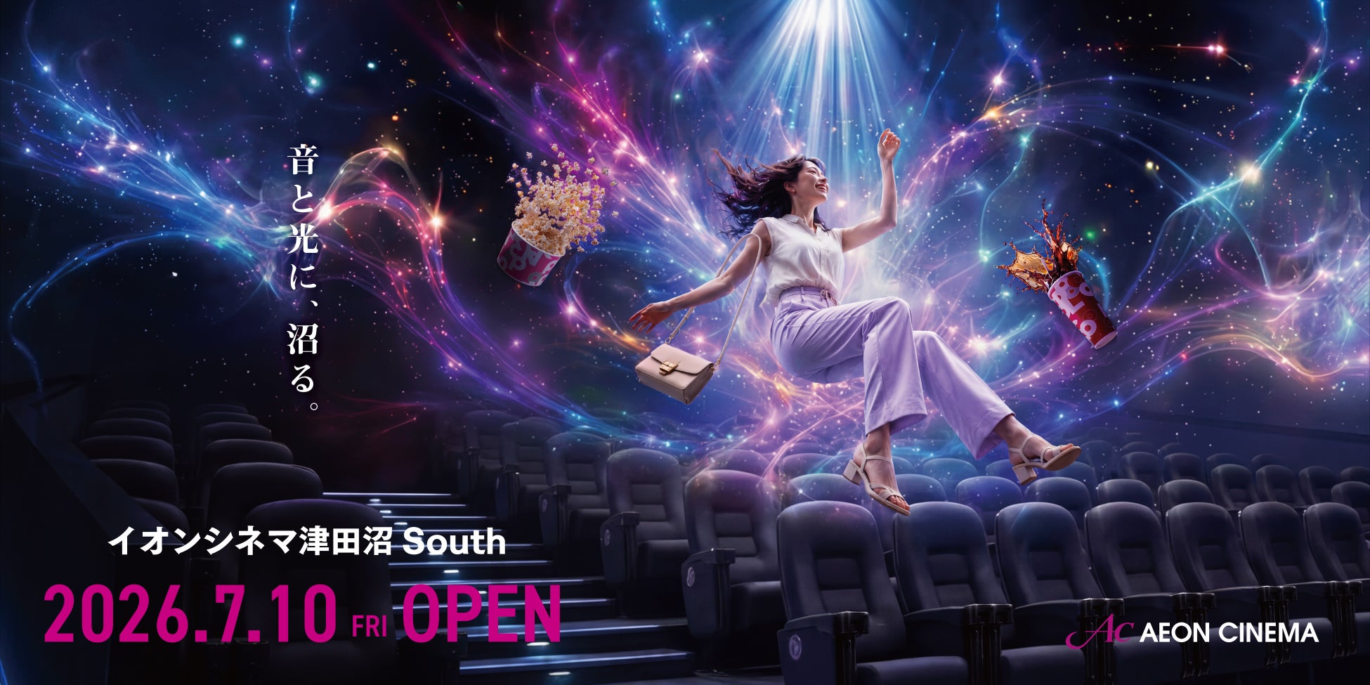 コンパクト＆ハイスペック！ 身近に楽しめる全6スクリーン 「イオンシネマ津田沼South」7月10日（金）グランドオープン　～全席両肘付きの独立シートでゆったり鑑賞～