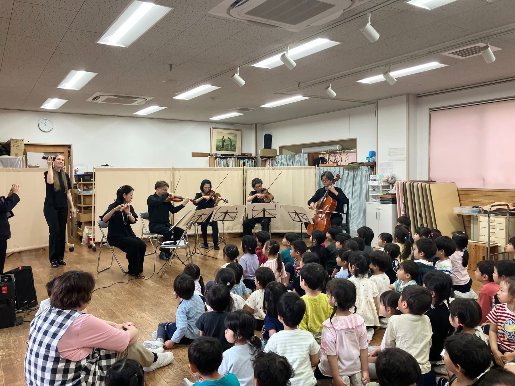 さぽうと21、「こども音楽食堂」を江戸川双葉幼稚園で開催