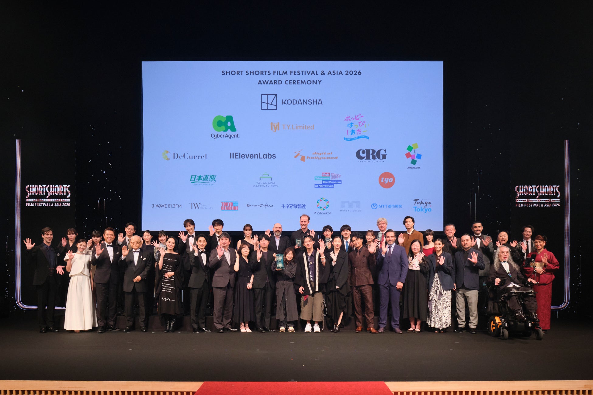 SSFF & ASIA 2026アワードセレモニー 4,921点の応募からジイン・オ監督の『スピーディ！』がグランプリ。アカデミー賞候補となる優秀賞発表や「えんとつ町のプペル」新作の世界初公開も