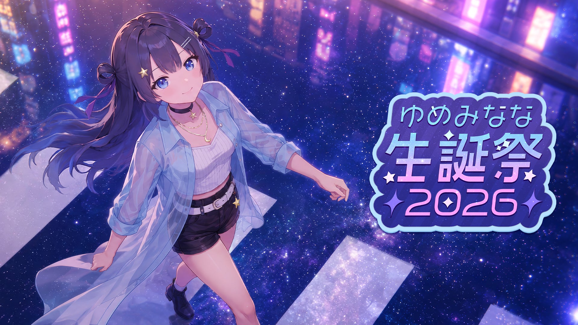 AI VTuber『ゆめみなな』初のオンライン3Dライブ「ゆめみなな生誕祭2026」を7月7日（火）に開催 ―AI技術を活用したライブ演出を独自開発―