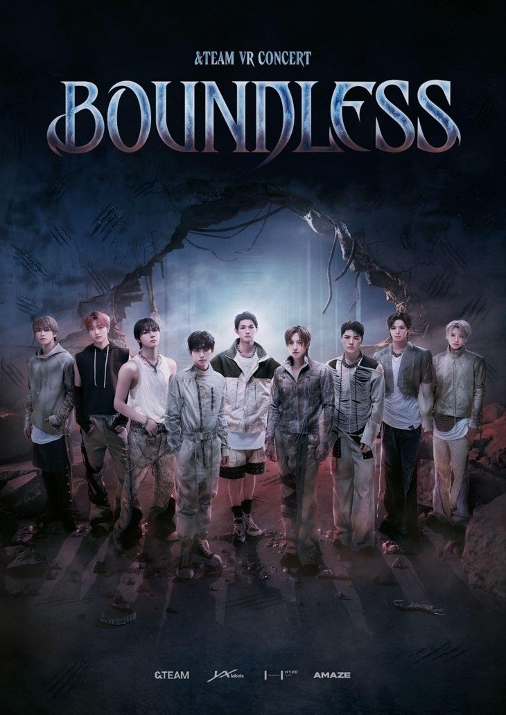 日本発グローバルグループ&TEAM、初のVRコンサート『&TEAM VR CONCERT : BOUNDLESS』が本日よりグローバル全15都市にて上映開始！