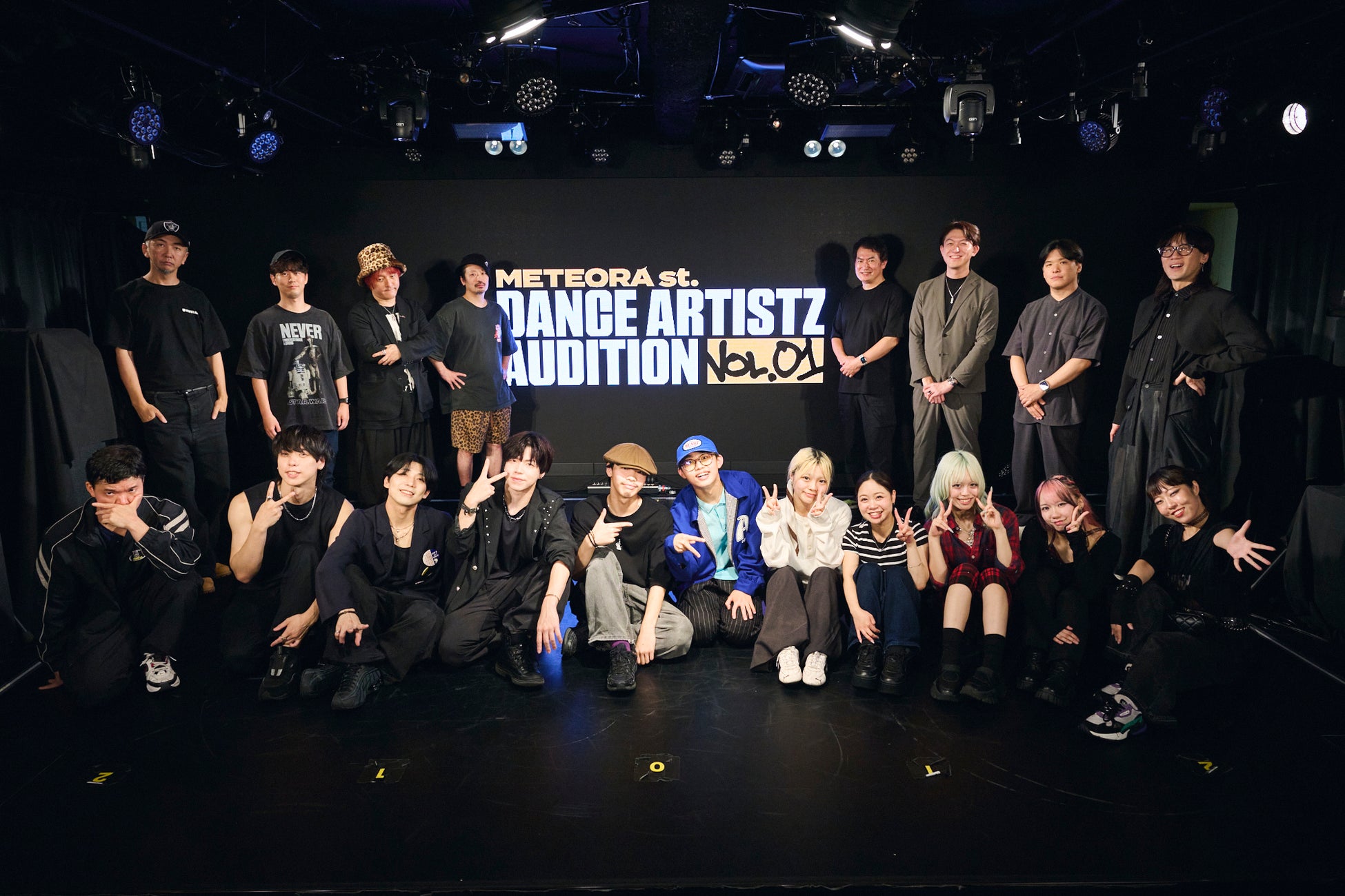 「METEORA st. DANCE ARTISTZ AUDITION Vol.01」最終審査結果を発表！アナタシア新メンバー4名、METEORA所属 7名を選出！