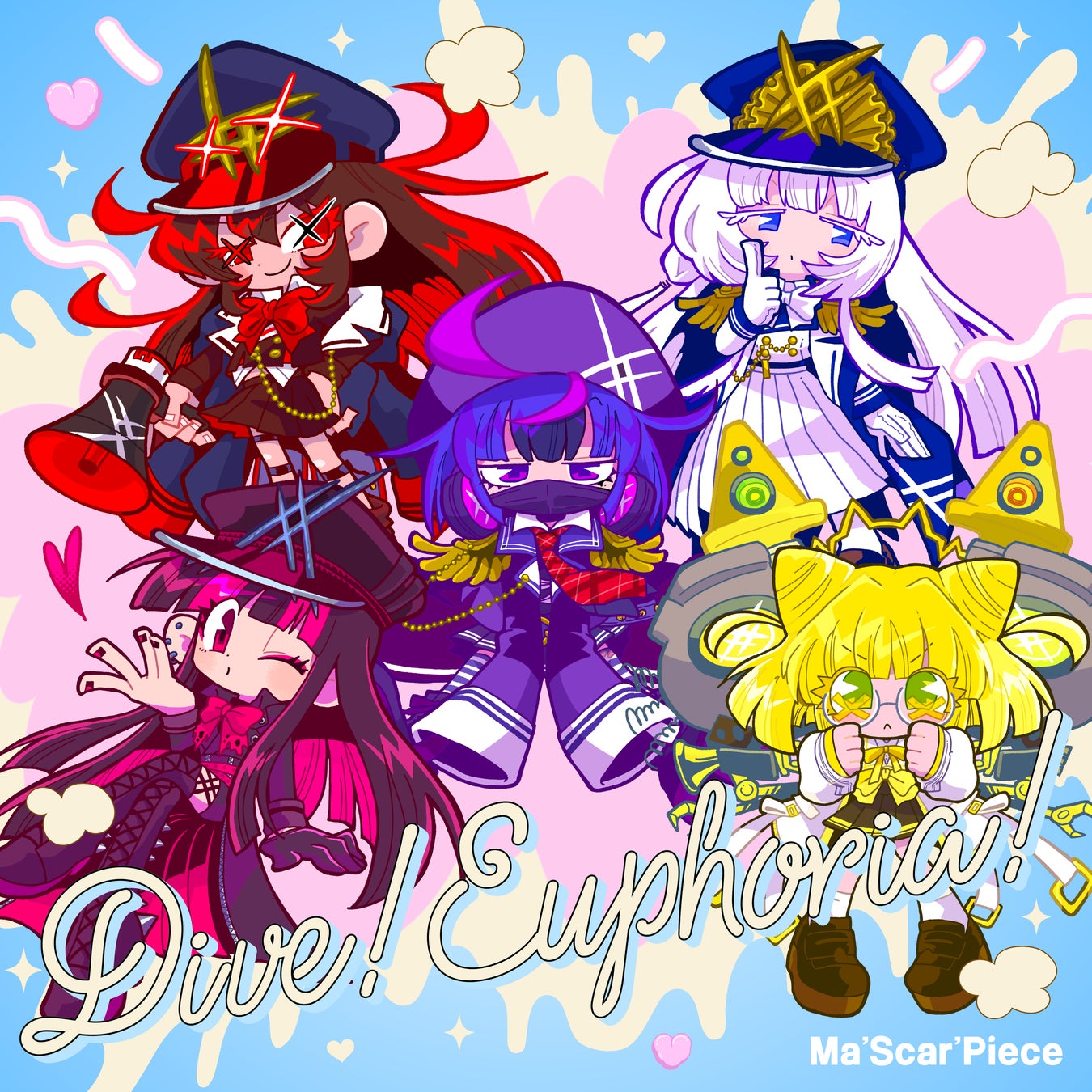 令和トランスアイドル・Ma’Scar’Piece（マスカーピース）が“新時代のダンス・アンセム”「Dive! Euphoria!」を6月29日(月)配信リリース&MV公開！