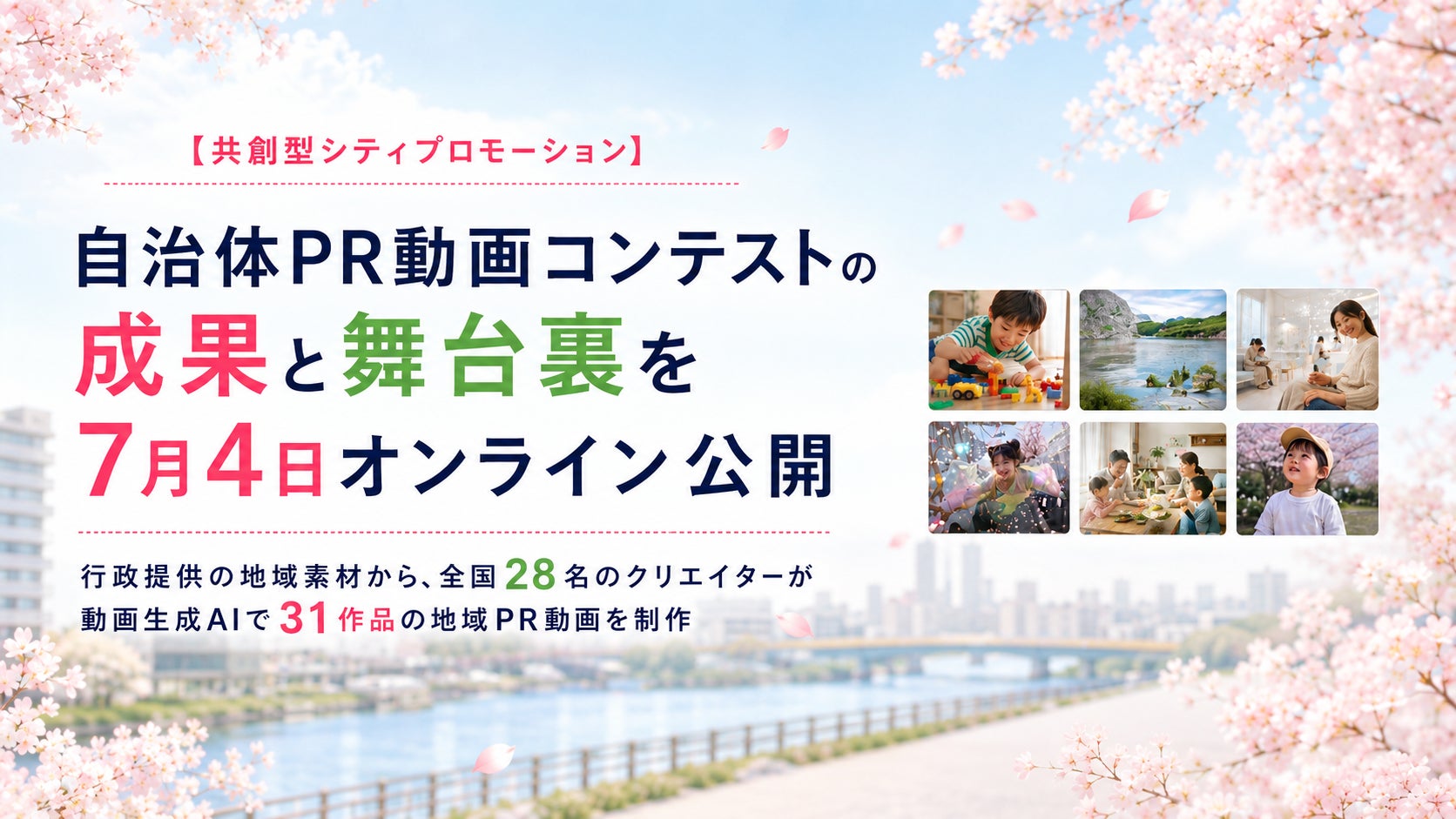 【共創型シティプロモーション】自治体PR動画コンテストの成果と舞台裏を7月4日にオンラインで紹介