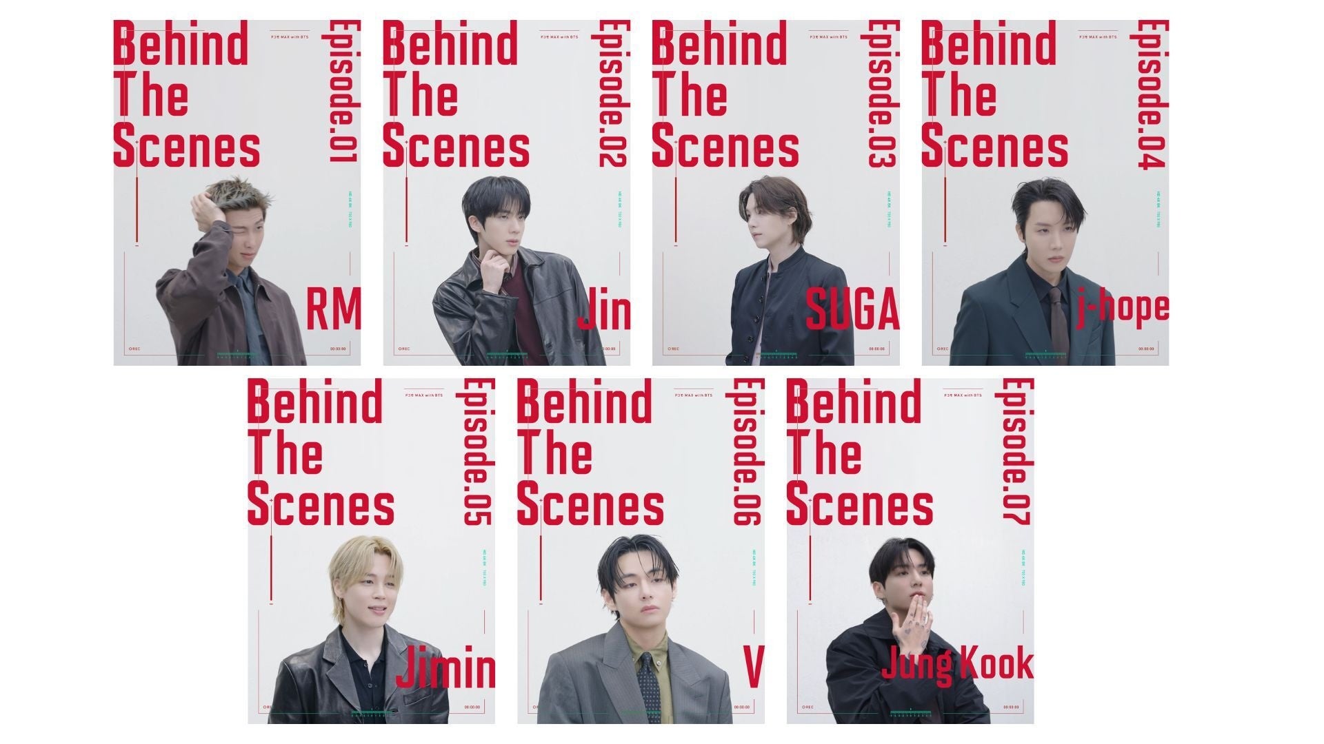 BTSメンバーのソロバージョン配信開始！ドコモMAX with BTSのTVCMメイキング映像をLeminoで独占配信中。