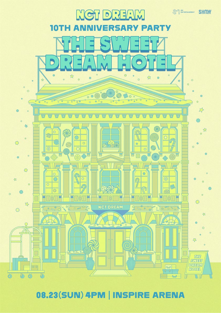 【速報】『NCT DREAM 10TH ANNIVERSARY PARTY ＜THE SWEET DREAM HOTEL＞』KNTVで8/23(日)韓国から生中継！