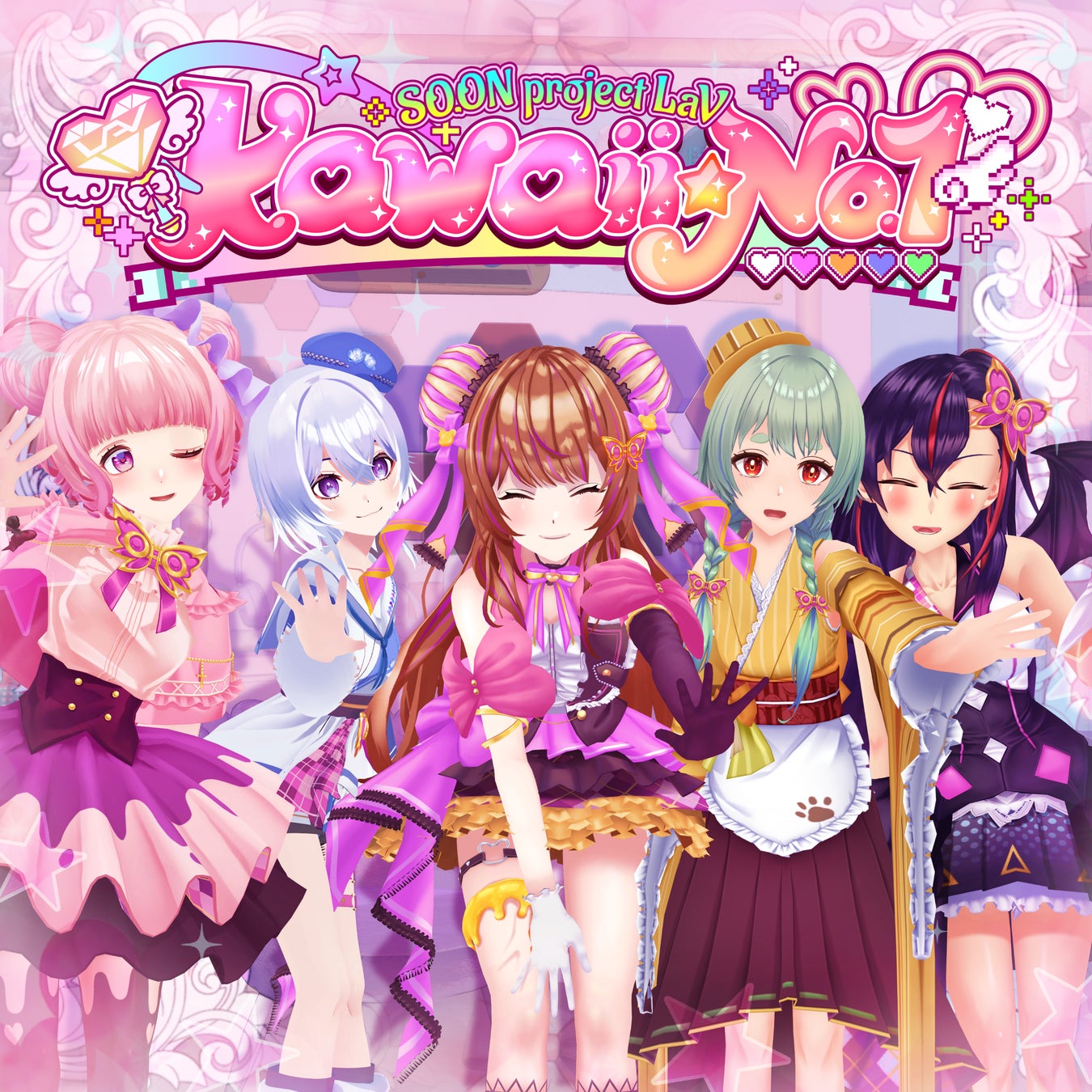 バーチャルアイドル「SO.ON project LaV」が第11弾楽曲「kawaii☆No.1」をリリース