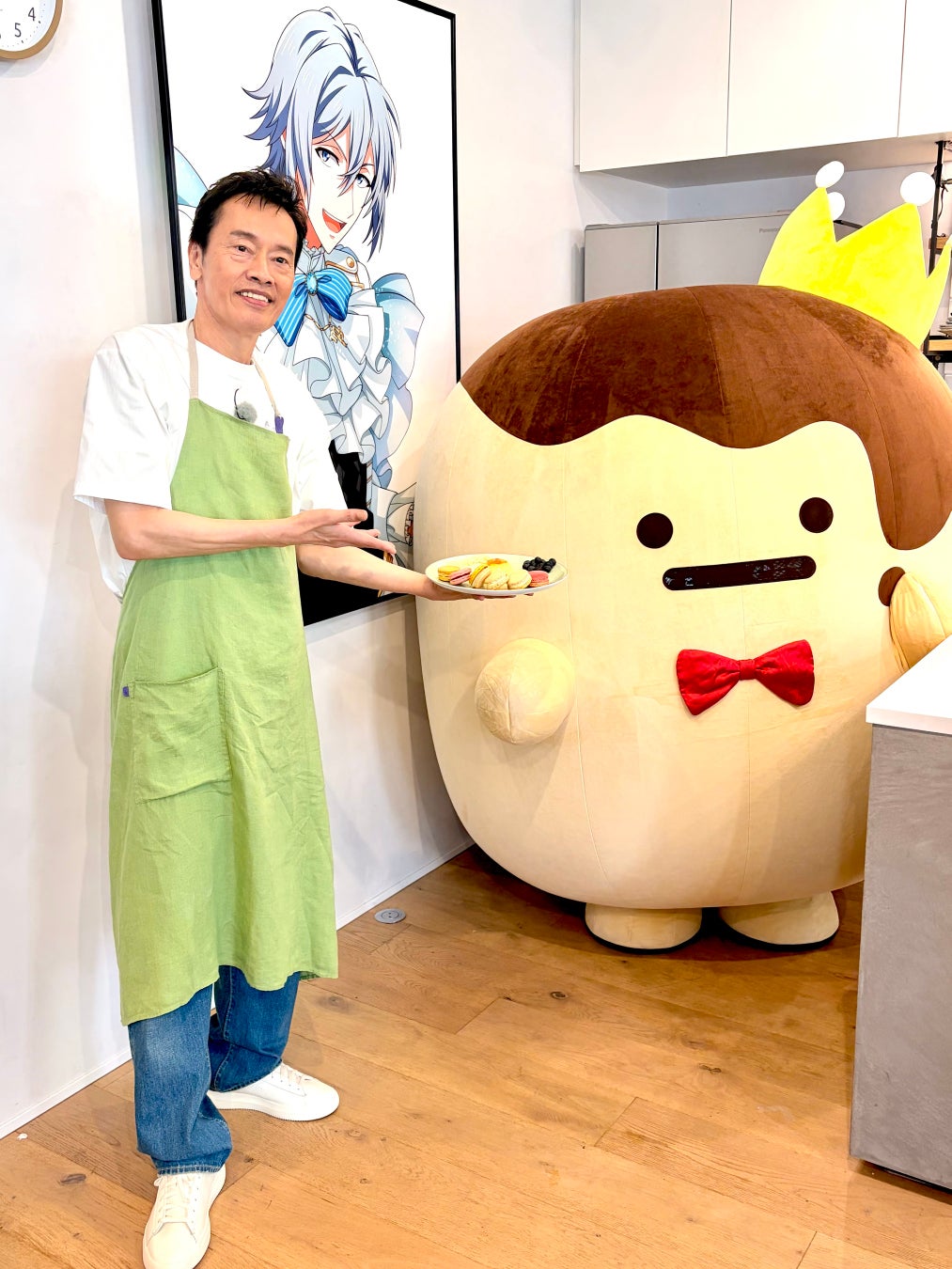 遠藤憲一の料理番組とアプリ『アイドリッシュセブン』に登場する王様プリンの異色コラボが実現！料理歴1年の“きっちりおじさん”のもとに、過去最大級の難題が！？