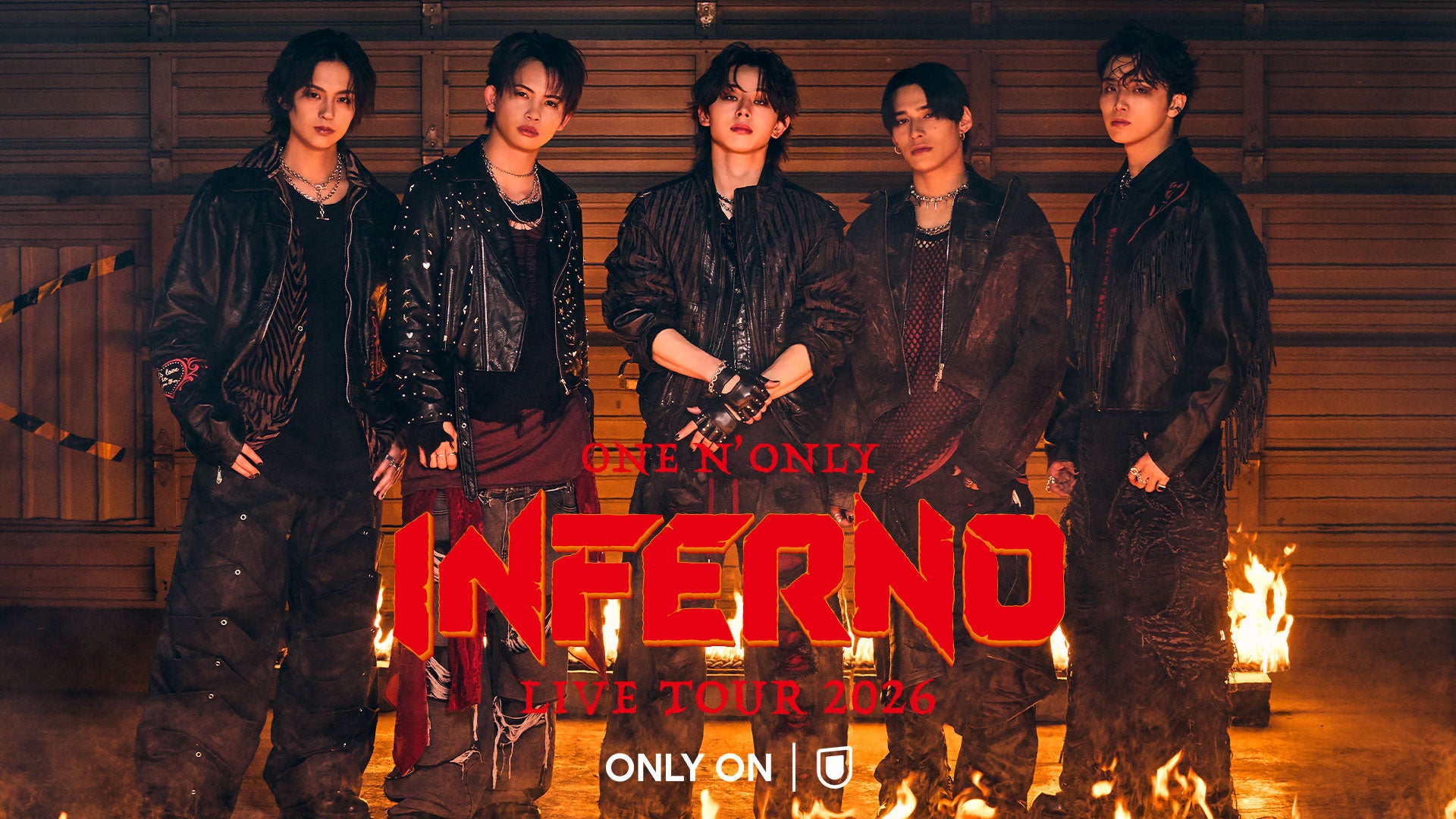 ONE N’ ONLY初の東阪アリーナツアーより、チケット完売となった東京公演をU-NEXTにて独占生配信！当日はSNSウォッチパーティも実施決定！
