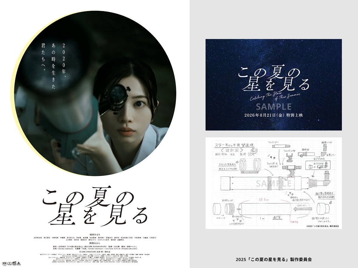 【入場者プレゼント決定！】『この夏の星を見る』8月21日（金）1日限定の特別上映！入場者にオリジナルポストカードをプレゼント！