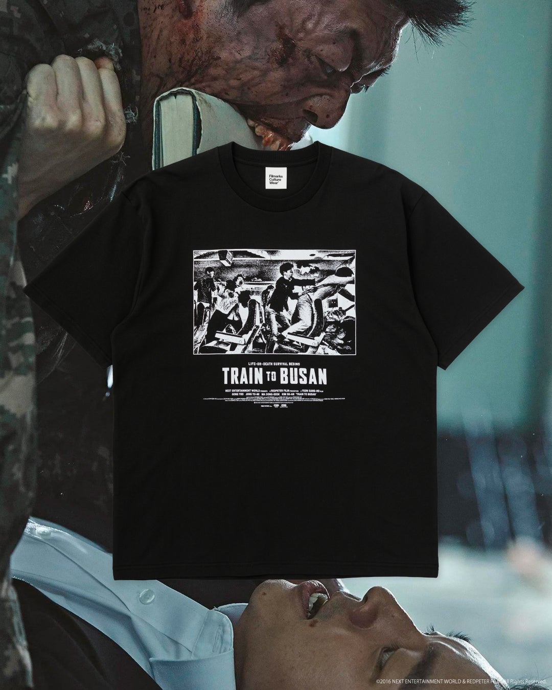 『新感染 ファイナル・エクスプレス』Tシャツ発売決定！8月21日（金）からの初4K上映を記念し、同日より販売