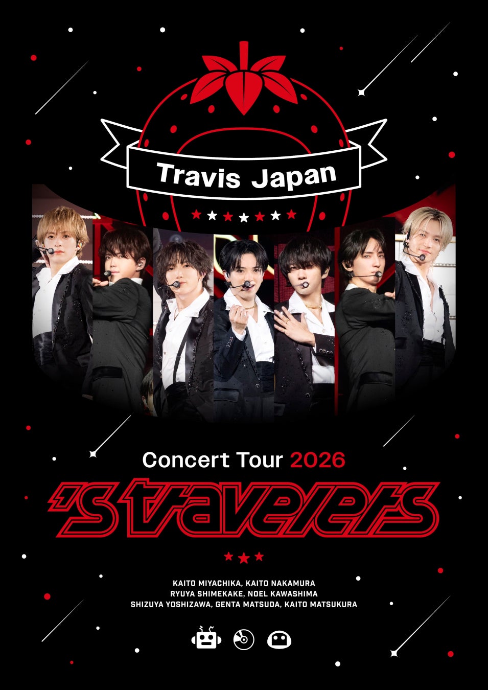 Travis Japan、全国アリーナツアー映像作品「Travis Japan Concert Tour 2026 ’s travelers」　8月26日（水）発売！