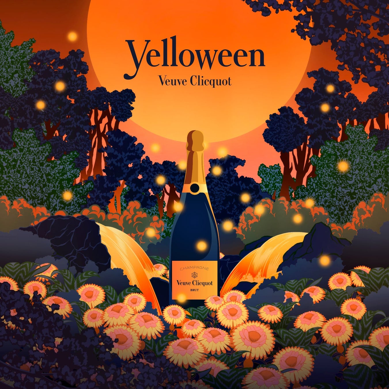 東急歌舞伎町タワー×ヴーヴ・クリコ イエローラベル「Veuve Clicquot Yelloween　2026 in TOKYU KABUKICHO TOWER」開催決定！