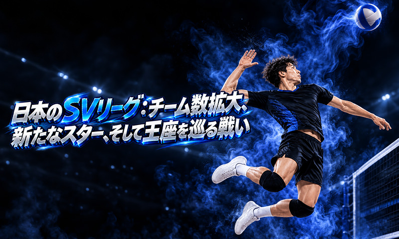 男子SVリーグ開幕！チーム数増加、新たなスター、そして優勝争いの行方は？